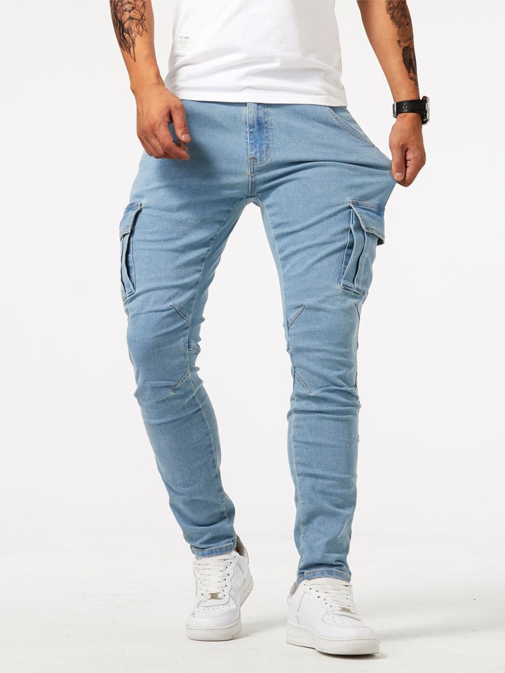 Artur | Męskie Jeansy Cargo Slim Fit