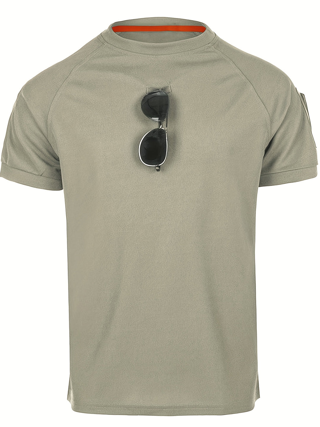 Men's T-Shirt with Round Neck | Regular Fit T-Shirt | Chest Pocket | Casual Outdoor Style