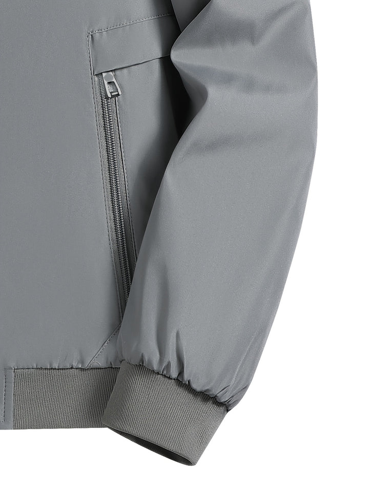 Men's Casual Jacket | Bomber Jacket with Fleece Lining | Regular Fit | For Cooler Days