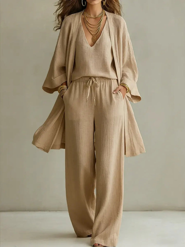 Klara | Women's minimalist three-piece set