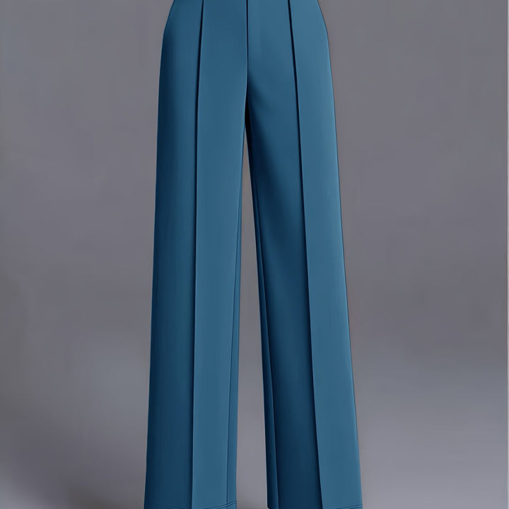 Women's High-Waisted Pants with Wide Legs | Tailored Fit