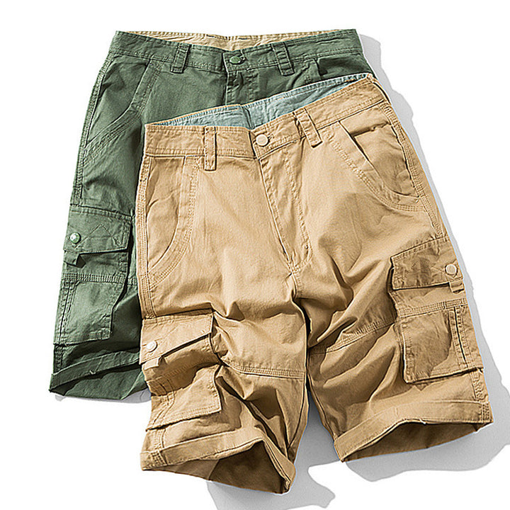 Męskie Szorty Użytkowe | Szorty Cargo Moro | Długość do Kolan | Codzienny Styl Outdoor