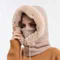 Antonina | Women's winter hat with scarf, insulated