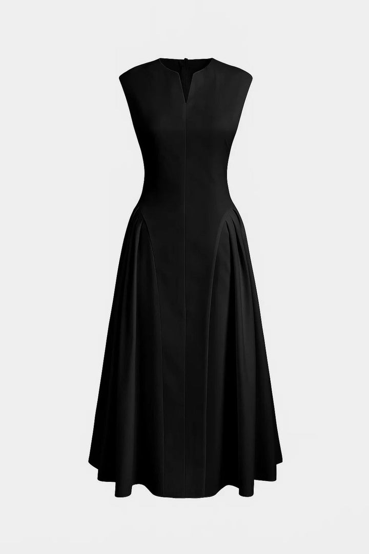 Women's Evening Dress | Sleeveless Maxi Dress | Defined Waist | Timeless Formal Style