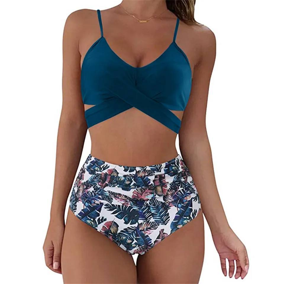 Natalia | Damski strój kąpielowy bikini z wysokim stanem