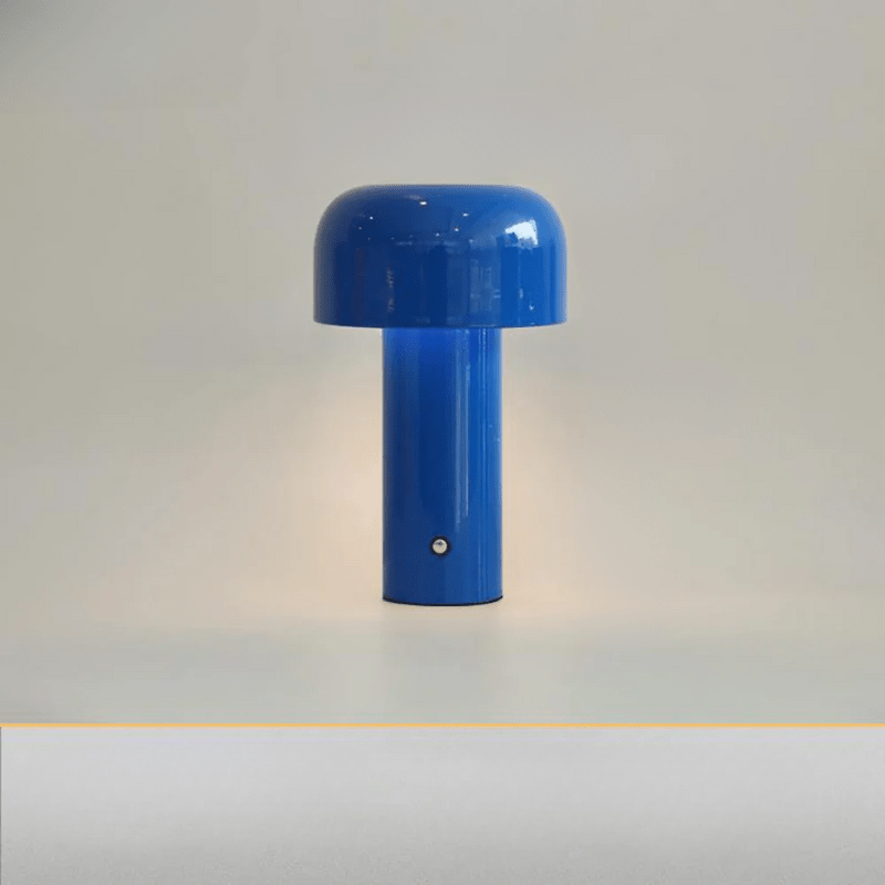 Bezprzewodowa lampka stołowa w kształcie grzybka z baterią USB – Kompaktowa lampka nocna LED do sypialni i biurka 4