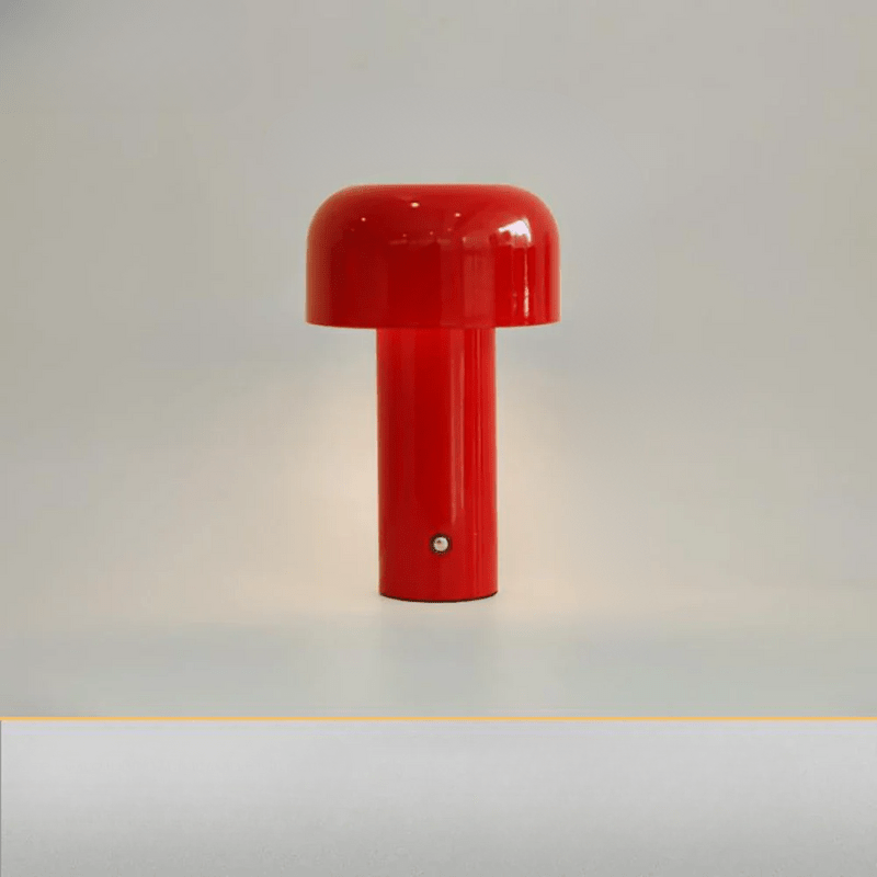 Bezprzewodowa lampka stołowa w kształcie grzybka z baterią USB – Kompaktowa lampka nocna LED do sypialni i biurka 6