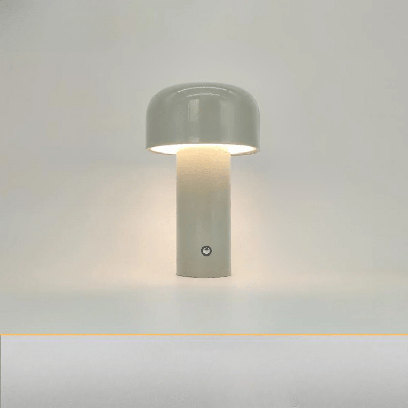Bezprzewodowa lampka stołowa w kształcie grzybka z baterią USB – Kompaktowa lampka nocna LED do sypialni i biurka 7