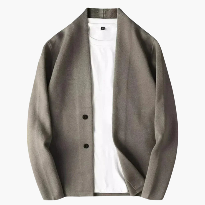 Męska Marynarka Casual | Zapięcie na Dwa Guziki i Kieszenie Boczne | Elegancki Styl na Co Dzień