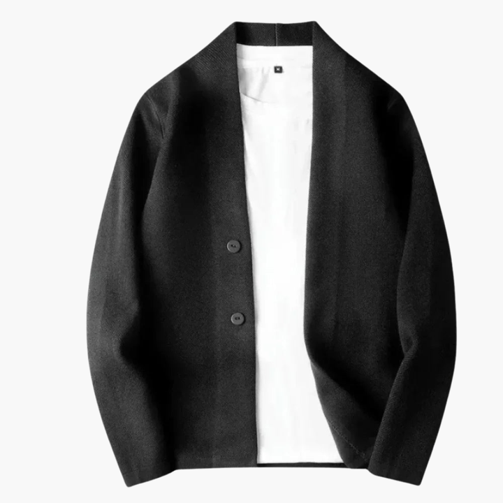 Męska Marynarka Casual | Zapięcie na Dwa Guziki i Kieszenie Boczne | Elegancki Styl na Co Dzień