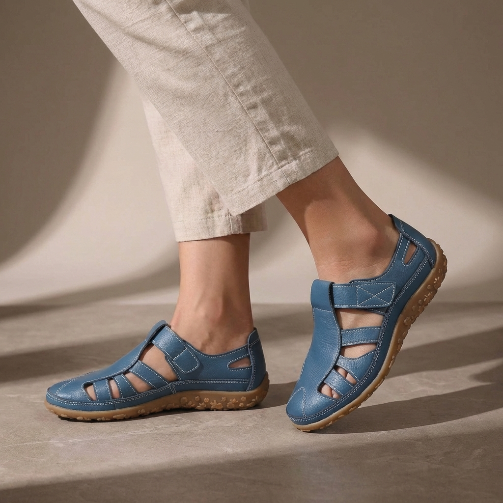 Elena | Women's comfortable sandals with closed toes
