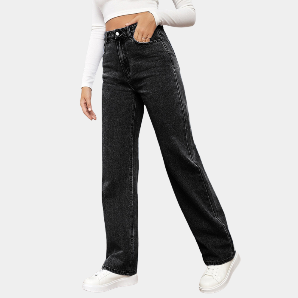 Women's High-Waisted Wide-Leg Pants | Street Style