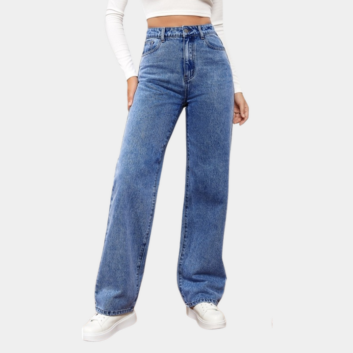 Women's High-Waisted Wide-Leg Pants | Street Style