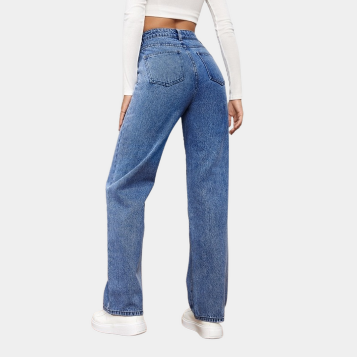 Women's High-Waisted Wide-Leg Pants | Street Style