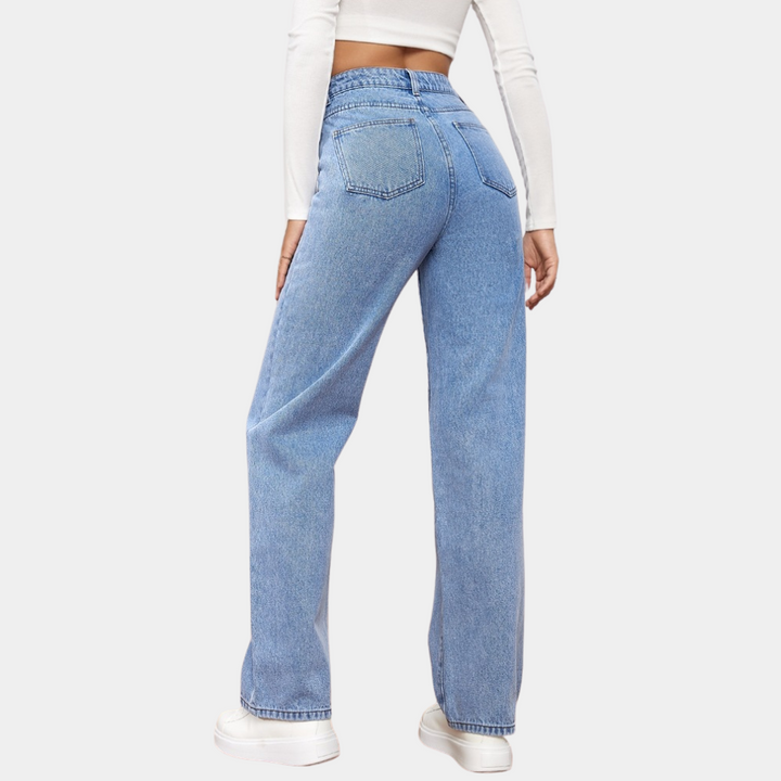 Women's High-Waisted Wide-Leg Pants | Street Style