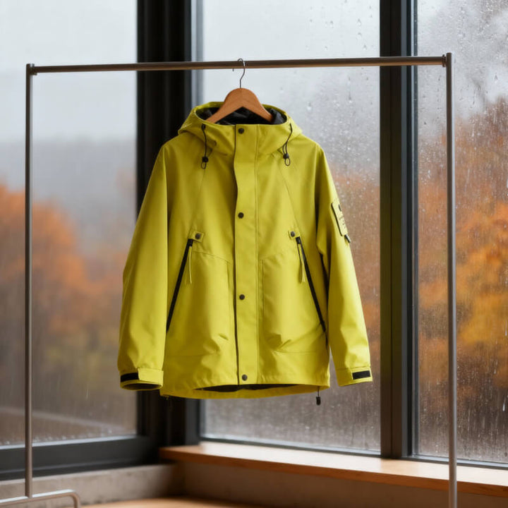 Callum | Męska Kurtka o Regularnym Kroju w Stylu Softshell z Regulowanym Kapturem i Zamkiem