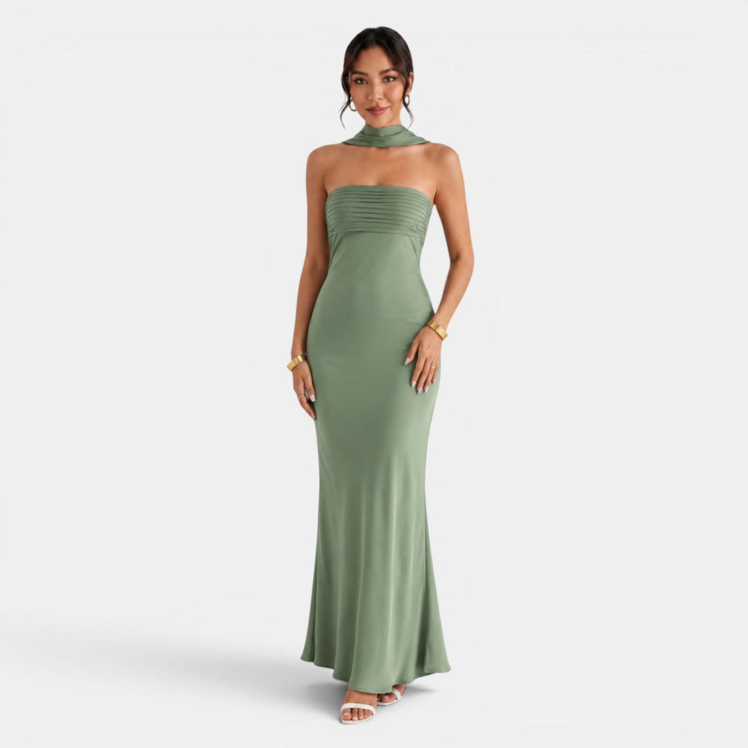 Emilia | Women's strapless maxi dress for special occasions