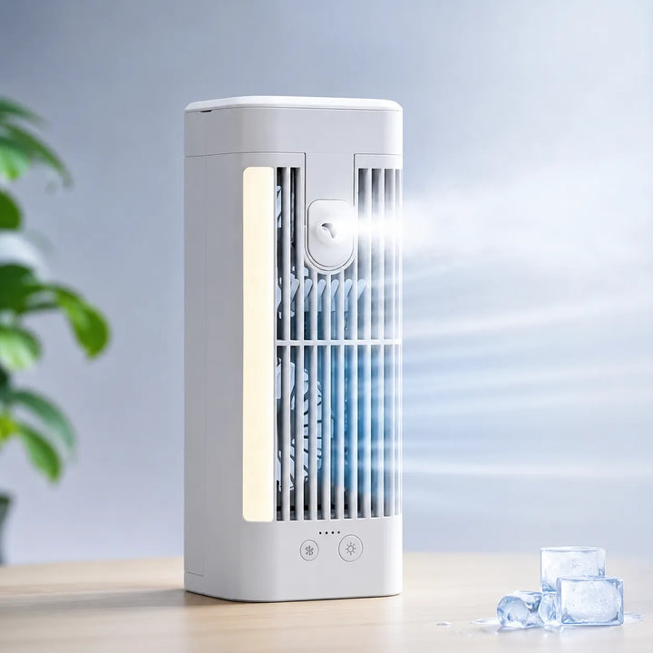 Mini Klimator USB z Lampką Nocną