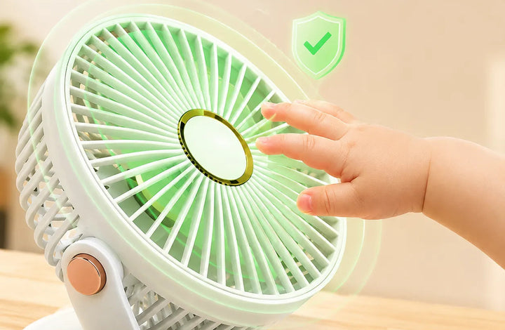 Rechargeable Clip Fan with LED