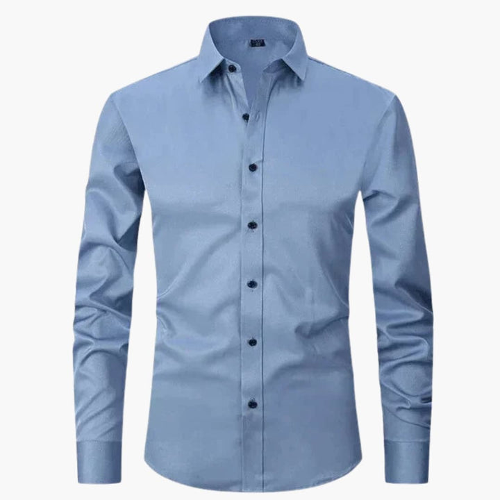 Męska Koszula Formalna | Klasyczny Kołnierzyk i Dopasowany Styl | Uniwersalny Biznesowy Look