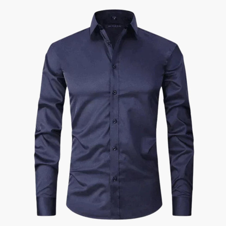 Męska Koszula Formalna | Klasyczny Kołnierzyk i Dopasowany Styl | Uniwersalny Biznesowy Look