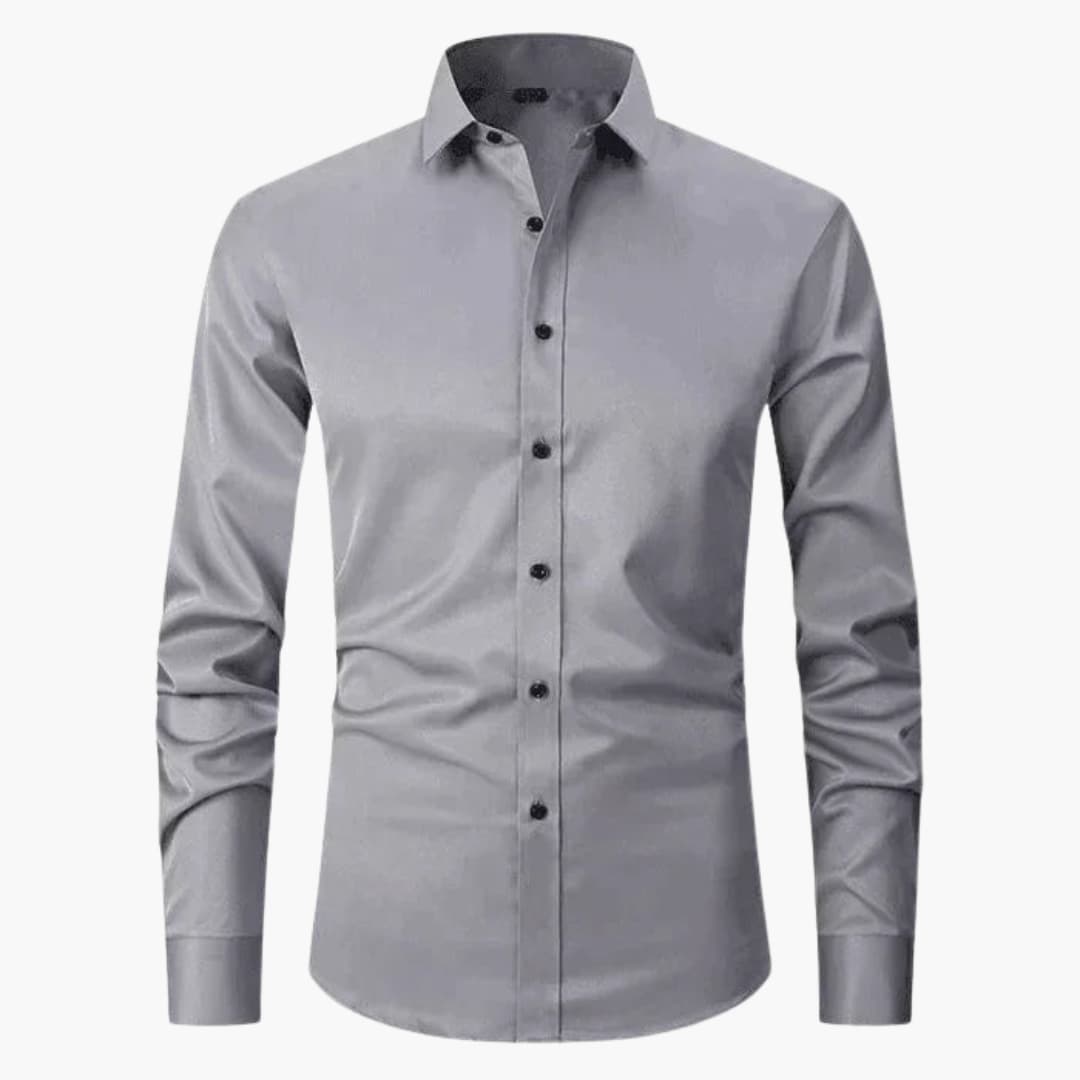 Męska Koszula Formalna | Klasyczny Kołnierzyk i Dopasowany Styl | Uniwersalny Biznesowy Look