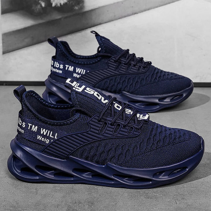 Elowen | Damskie Sznurowane Sneakersy Spacerowe z Amortyzowaną Podeszwą