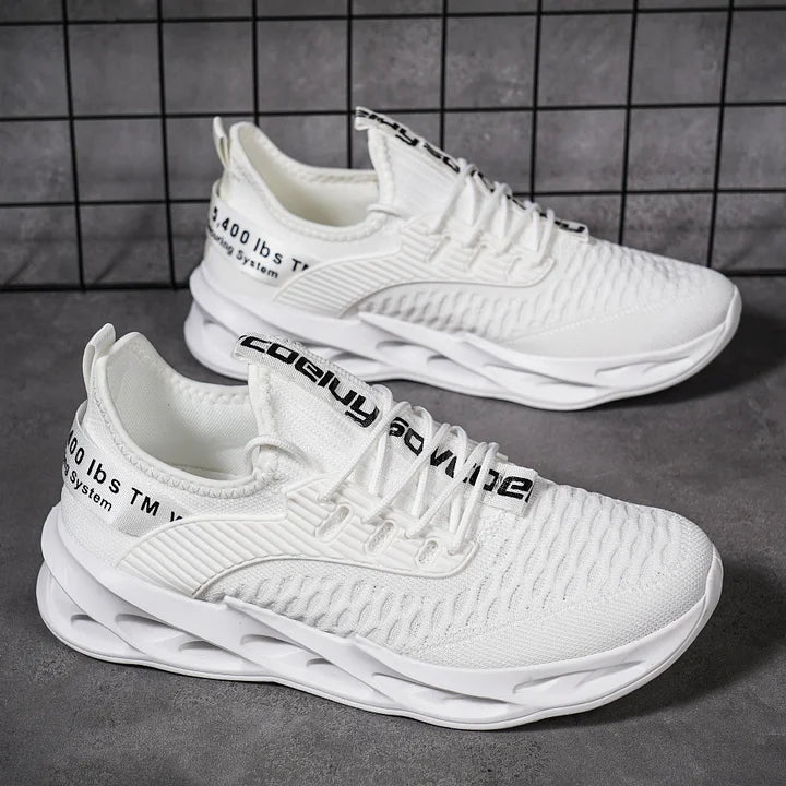 Brianna | Damskie Sznurowane Sneakersy Sportowe z Amortyzowaną Podeszwą i Przewiewną Cholewką
