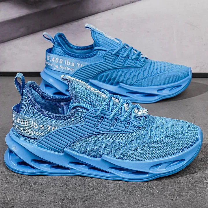 Brianna | Damskie Sznurowane Sneakersy Sportowe z Amortyzowaną Podeszwą i Przewiewną Cholewką