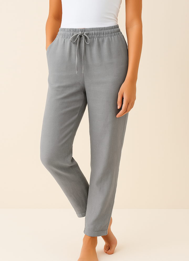 Dorota | Women's casual pants with an elastic waistband