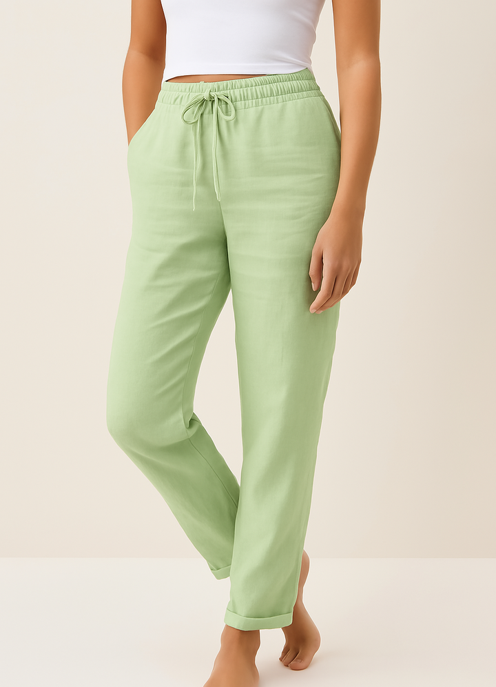 Dorota | Women's casual pants with an elastic waistband