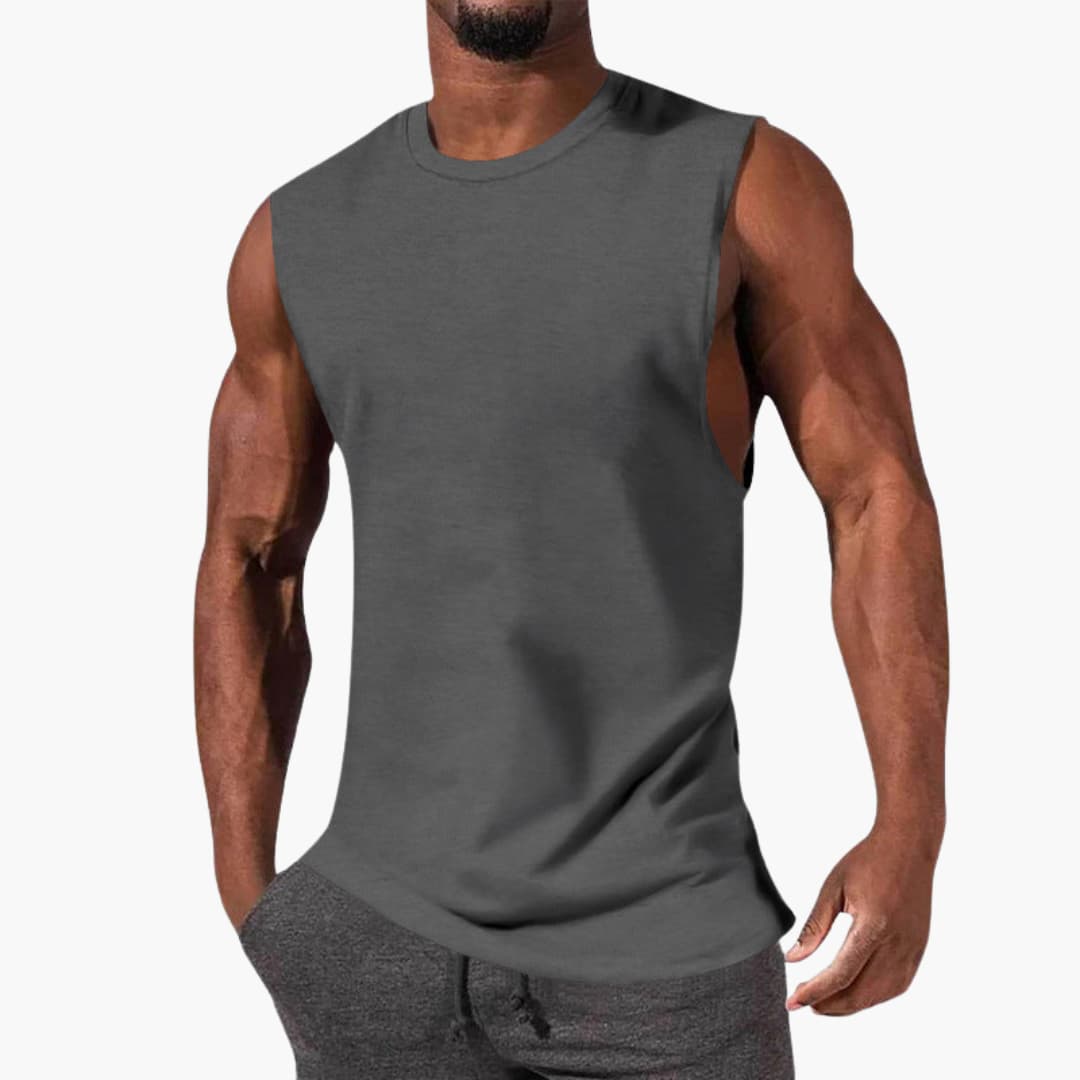 Męski Tank Top Sportowy | Bezrękawnik o Swobodnym Kroju | Trening i Codzienne Użytkowanie