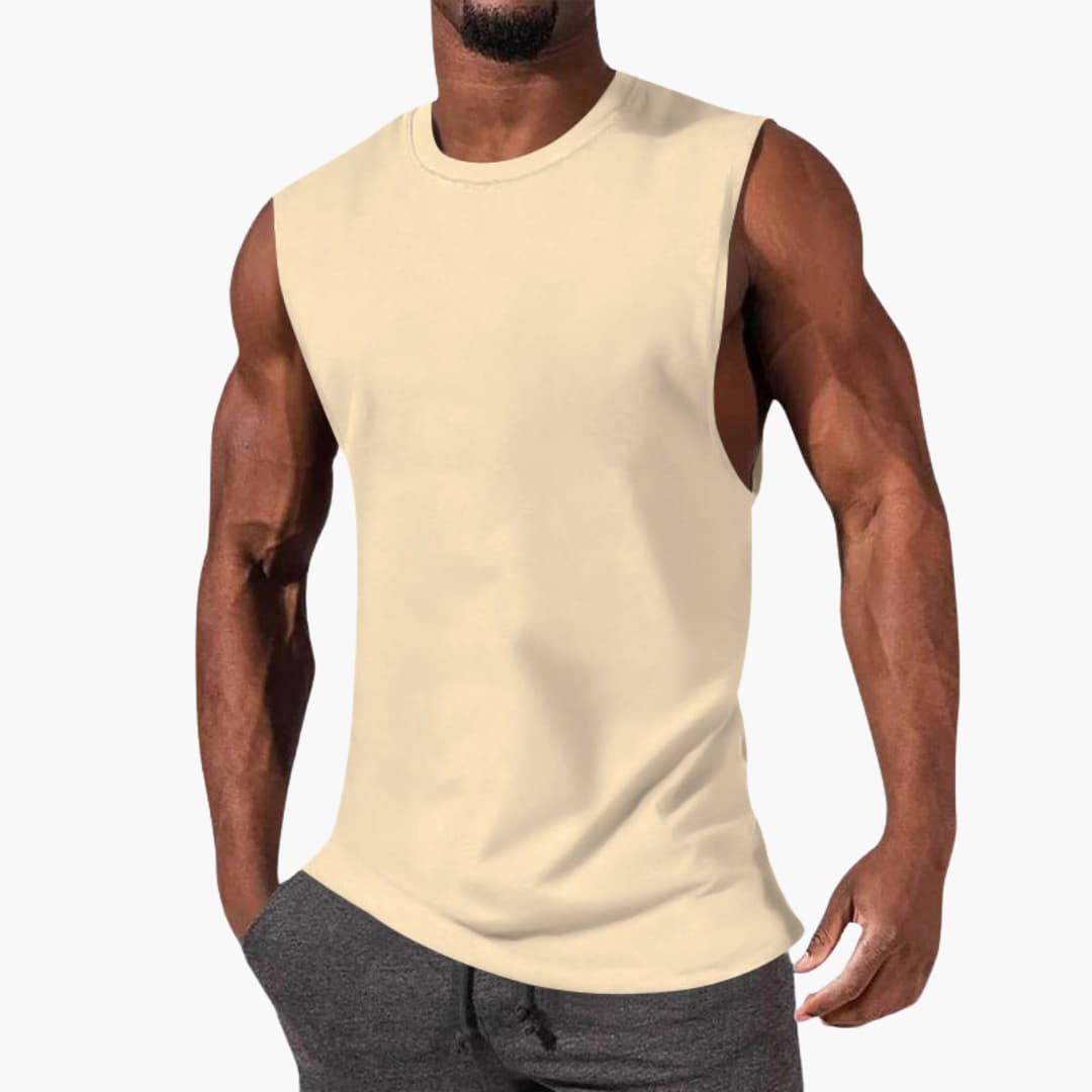 Męski Tank Top Sportowy | Bezrękawnik o Swobodnym Kroju | Trening i Codzienne Użytkowanie