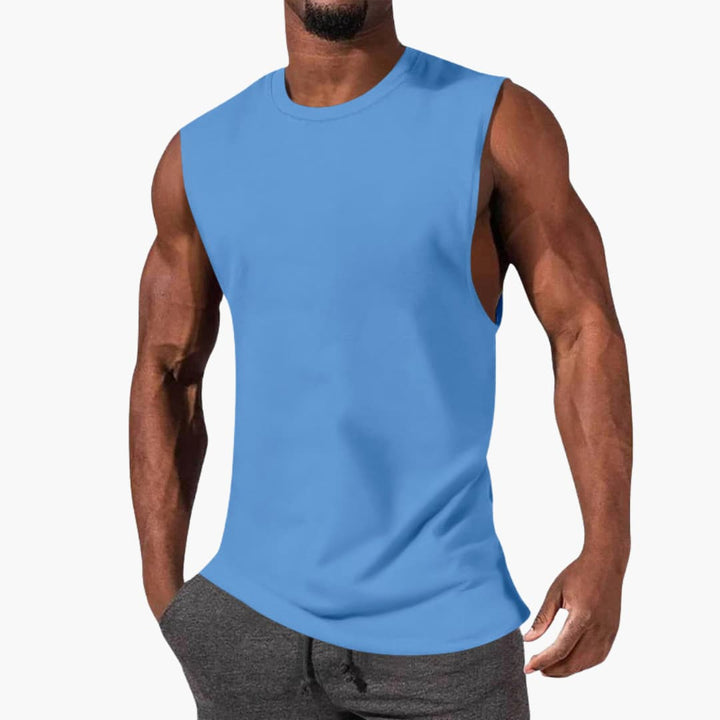 Męski Tank Top Sportowy | Bezrękawnik o Swobodnym Kroju | Trening i Codzienne Użytkowanie