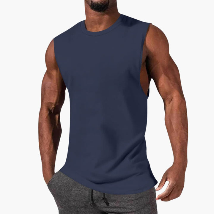 Męski Tank Top Sportowy | Bezrękawnik o Swobodnym Kroju | Trening i Codzienne Użytkowanie