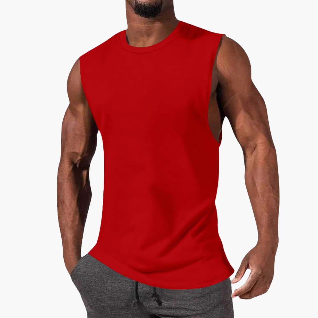 Męski Tank Top Sportowy | Bezrękawnik o Swobodnym Kroju | Trening i Codzienne Użytkowanie