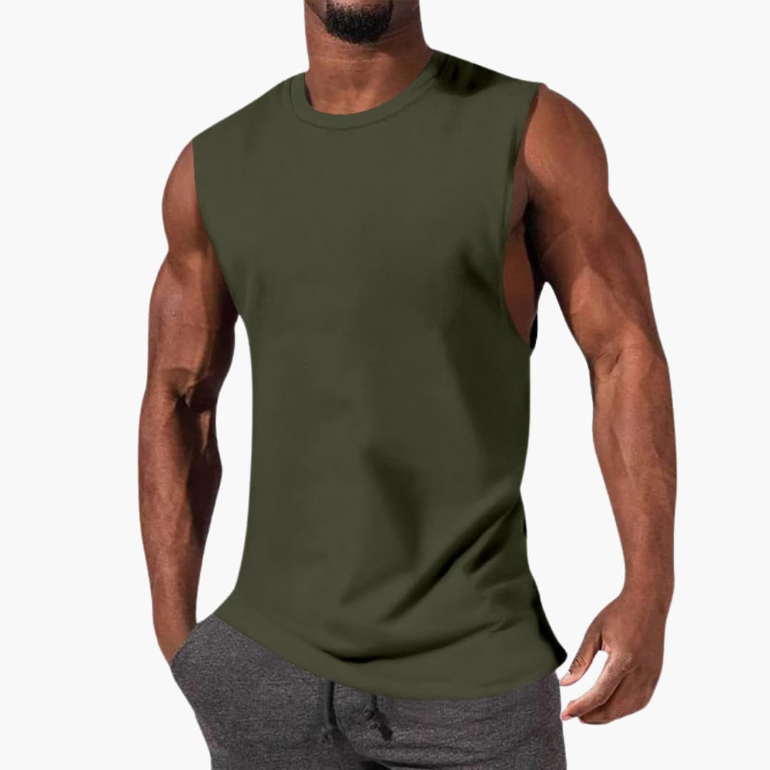 Męski Tank Top Sportowy | Bezrękawnik o Swobodnym Kroju | Trening i Codzienne Użytkowanie
