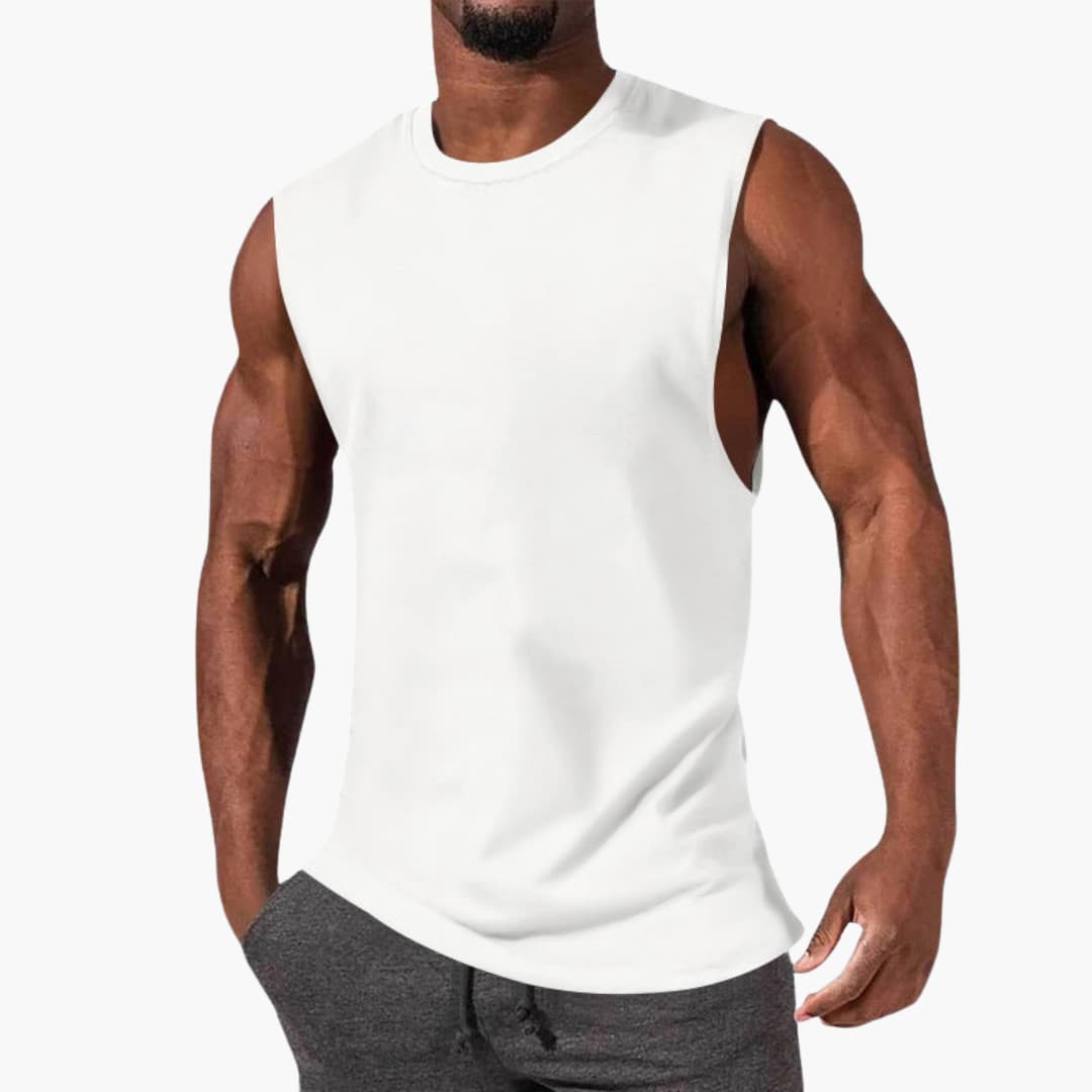Męski Tank Top Sportowy | Bezrękawnik o Swobodnym Kroju | Trening i Codzienne Użytkowanie
