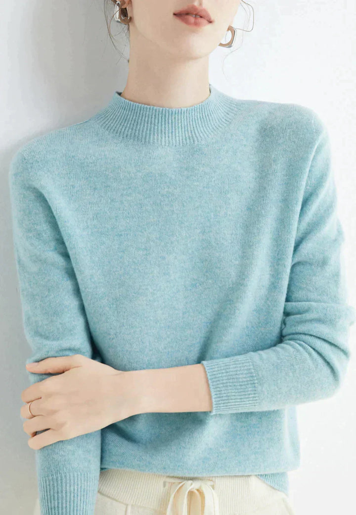 Eliza | Damski miękki sweter dzianinowy