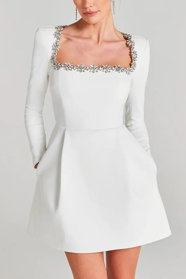 Women's Flared Mini Dress | Defined Waist