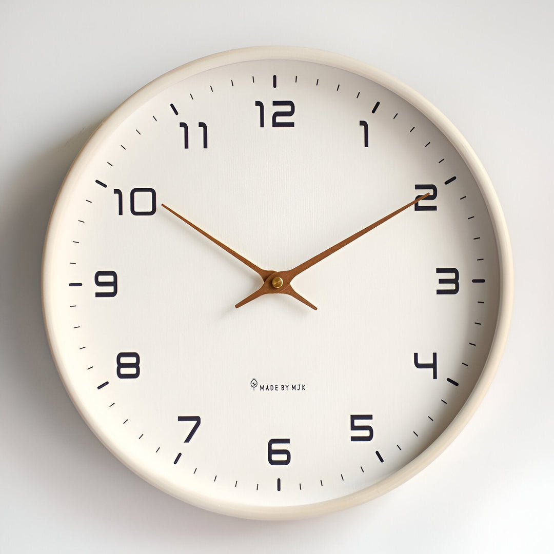 Elegancki zegar ścienny 30 cm – minimalistyczny zegar ścienny do salonu, kuchni i biura