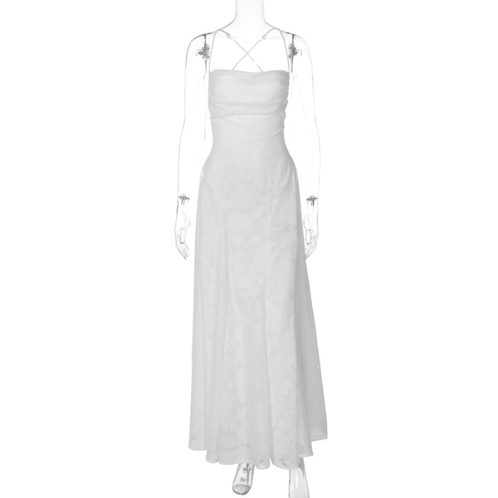Gabriela | Damska Sukienka Wieczorowa Maxi w Kwiaty