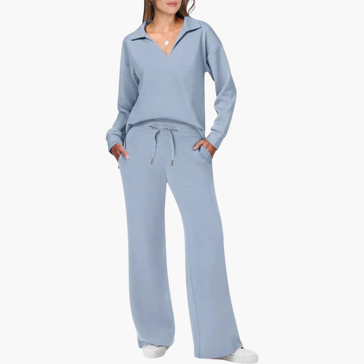 Women's Two-Piece Set with Drawstring Relaxed Fit | Softwear