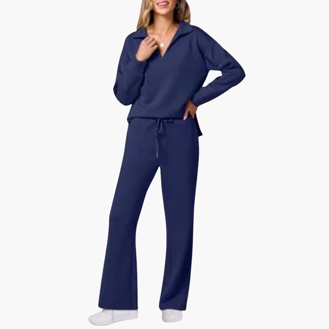 Women's Two-Piece Set with Drawstring Relaxed Fit | Softwear