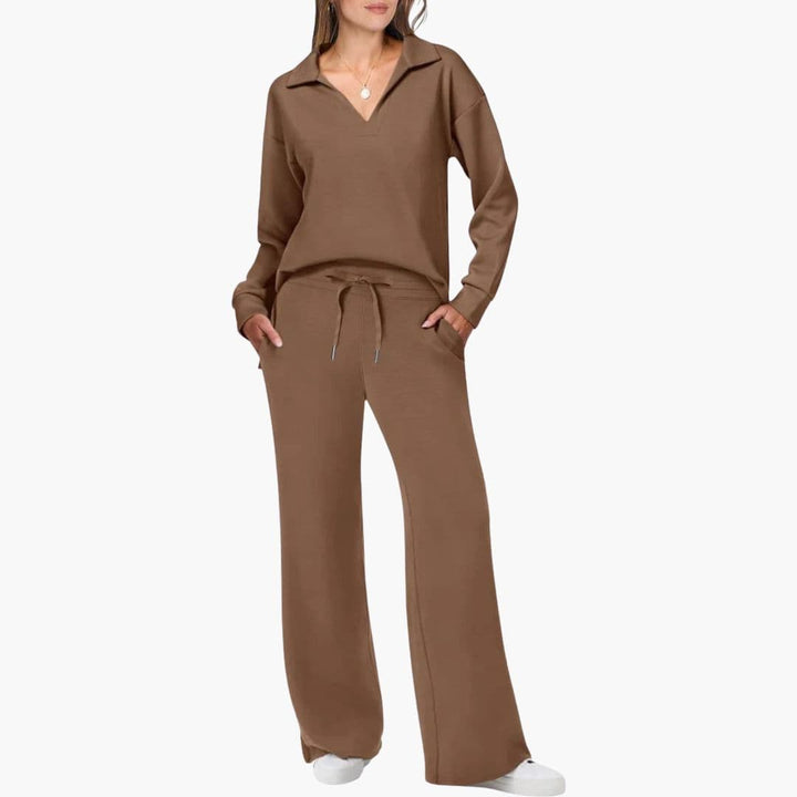 Women's Two-Piece Set with Drawstring Relaxed Fit | Softwear