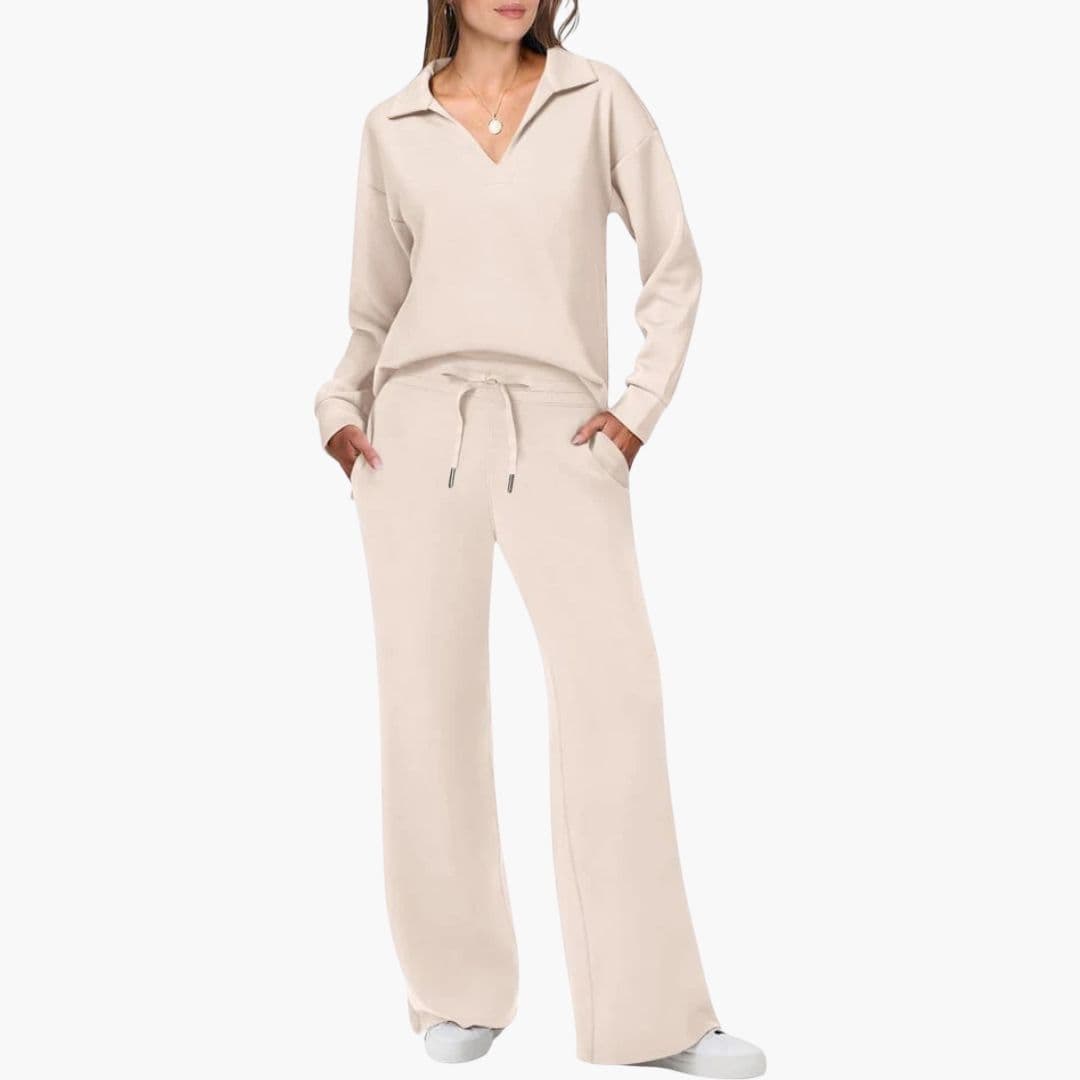 Women's Two-Piece Set with Drawstring Relaxed Fit | Softwear