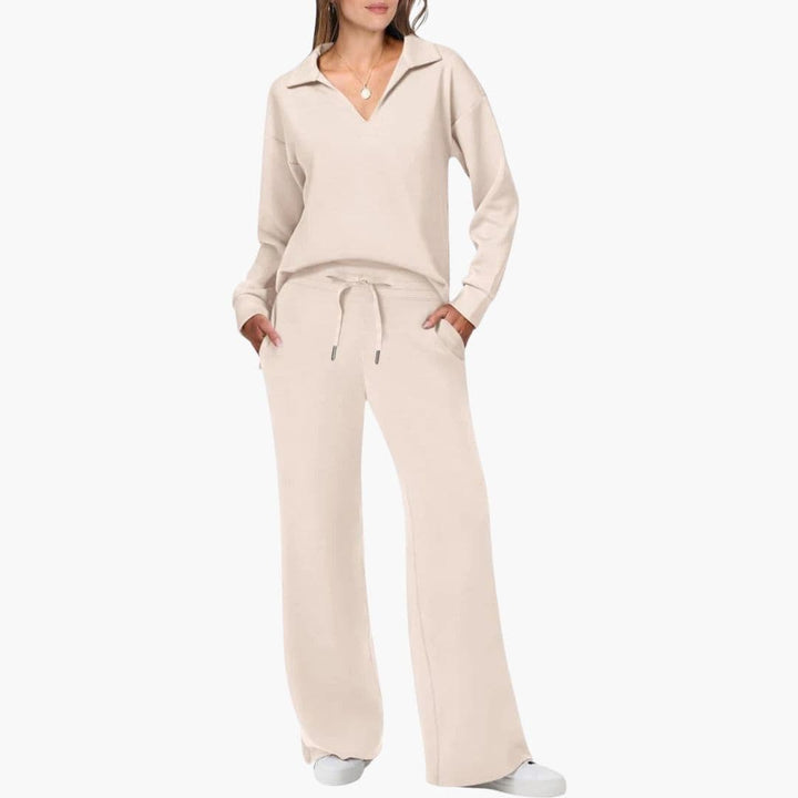 Women's Two-Piece Set with Drawstring Relaxed Fit | Softwear