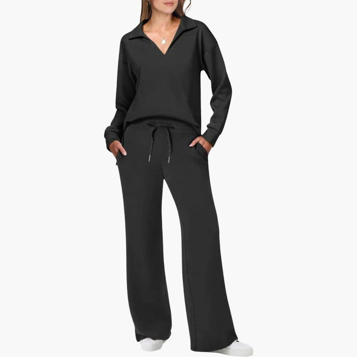Women's Two-Piece Set with Drawstring Relaxed Fit | Softwear