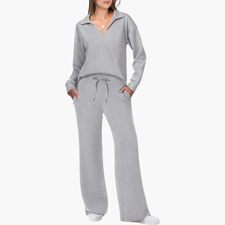 Women's Two-Piece Set with Drawstring Relaxed Fit | Softwear