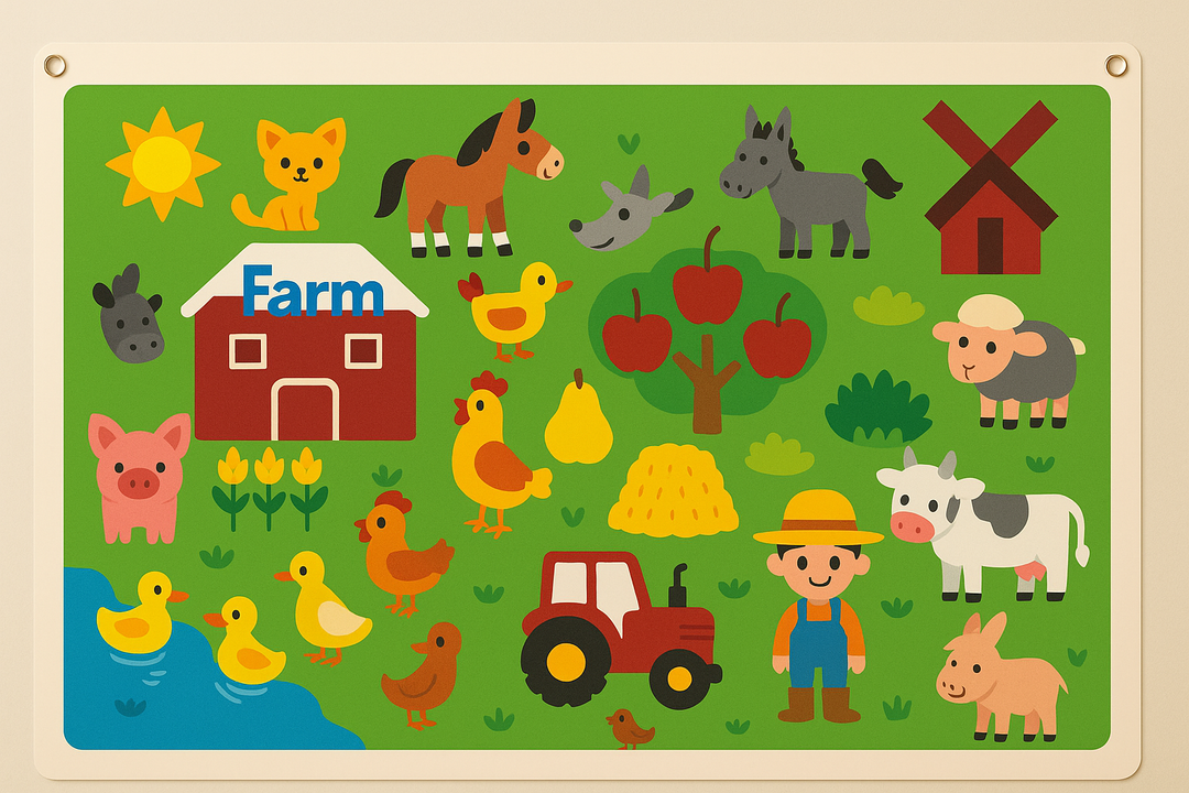Farma i zoo dla dzieci – nauka o zwierzętach 